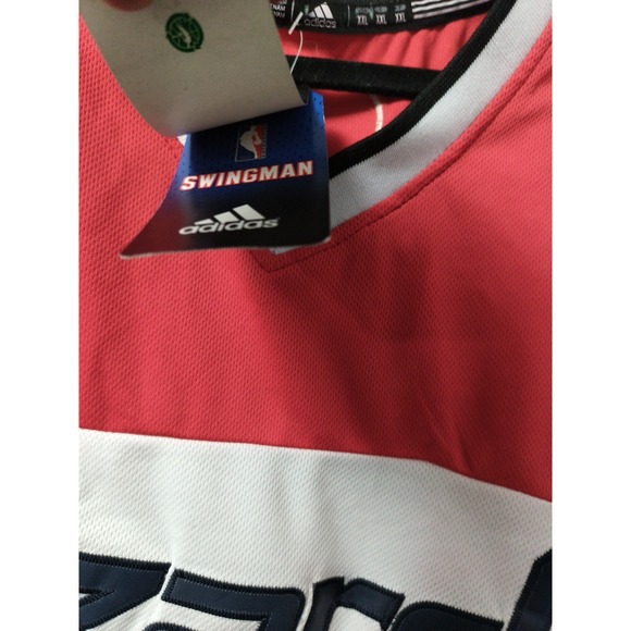 NWT Washington Wizards Bradley Beal #3 Jersey Adidas Men's Sz XXL Red White Blue - Picture 5 of 10